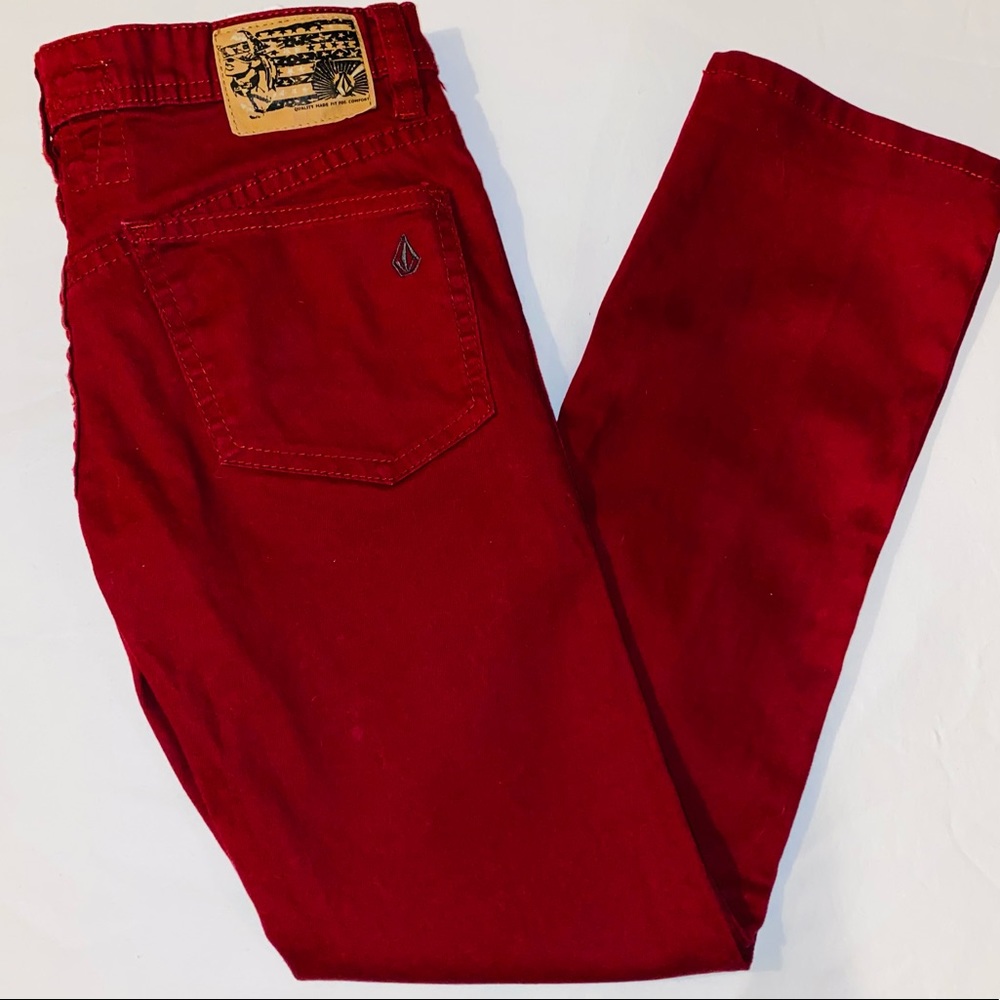 Women’s Burgandy Volcom Jeans - Size 26